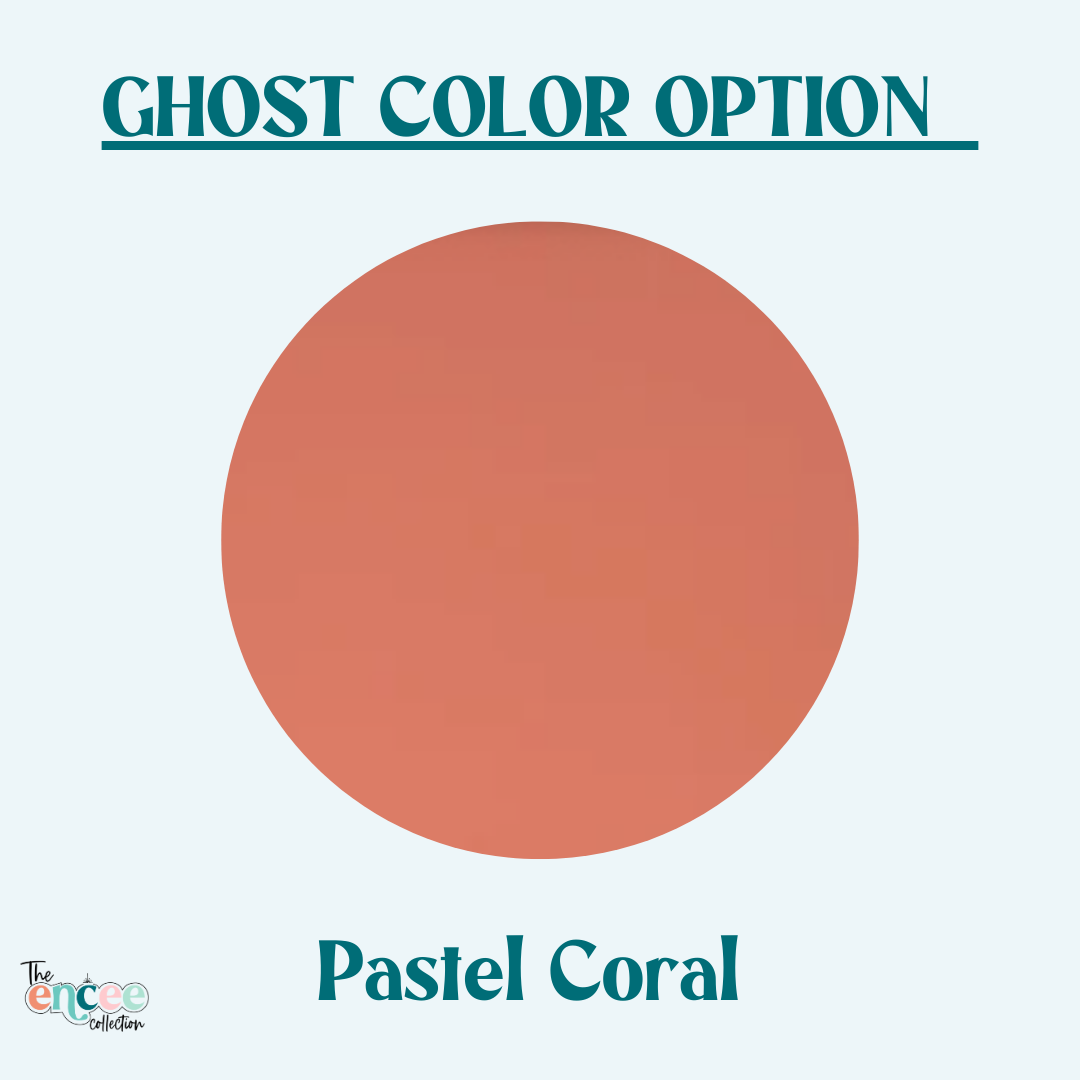 Pastel Daisy Ghost Stanley Name Topper