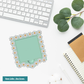 Lots of Daisy Post-It Note Holder | Cute Floral Desk Organizer for Sticky Notes