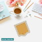 Lots of Daisy Post-It Note Holder | Cute Floral Desk Organizer for Sticky Notes