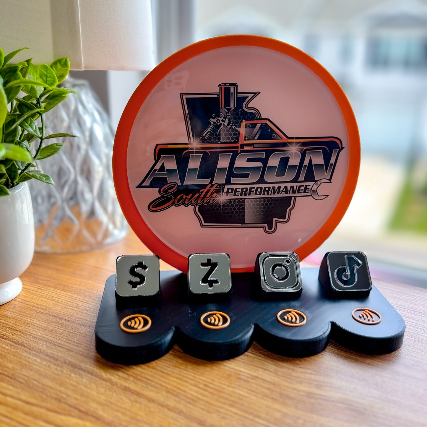 Custom 3D Printed Payment Signs | Personalized Business Checkout Display
