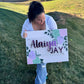 Extra Large Acrylic Sign Deposit