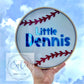 Baseball Name Sign