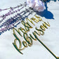Boho Cake Topper